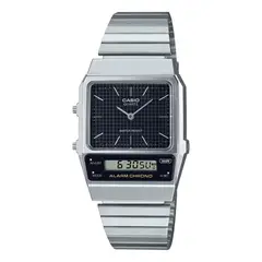 CASIO - Reloj AQ-800E-1AD Hombre Acero Plateado