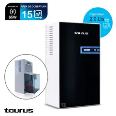 TAURUS - Deshumedecedor TD-380 de 65W 2 Litros - Blanco