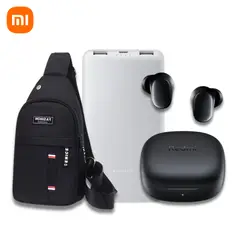XIAOMI - Powerbank 10000mAh 22.5W + Audifonos Buds 6 Play + Morral