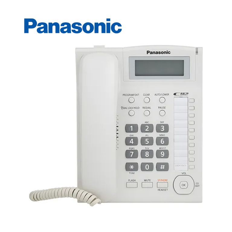 Teléfono Fijo KX-TS880LXW - Blanco