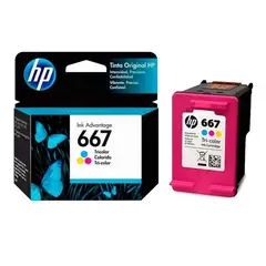 HEWLETT PACKARD - TINTA HP 3YM78AL (667) TRICOLOR (DJ 2775 / 4175)