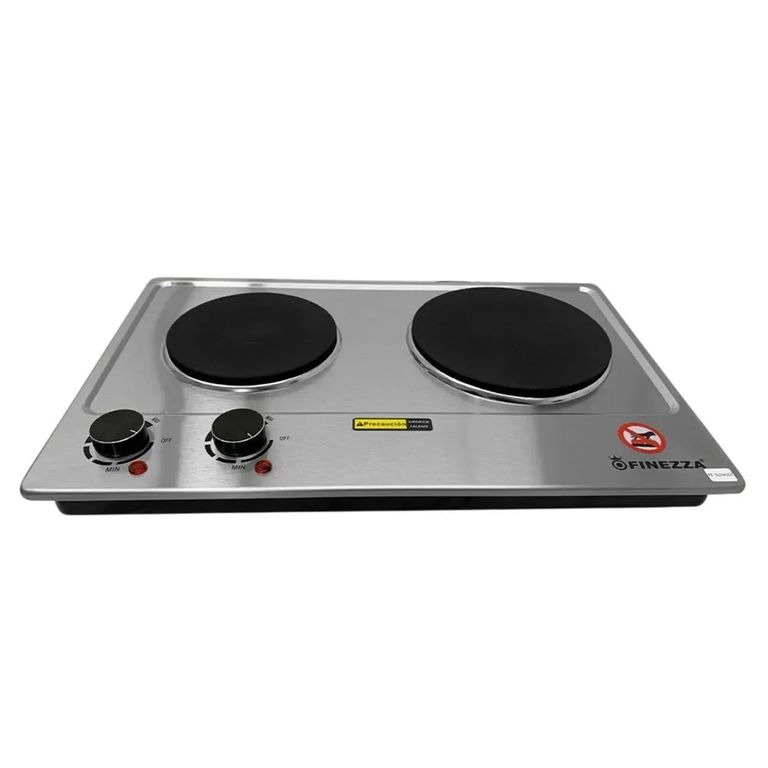 Cocina eléctrica FZ-320H2CE 2 hornillas Acero inox