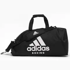 FUBBALL - MOCHILA ADIDAS 2 EN1 - BLACK/WHITE- BOXING BAG - TALLA S