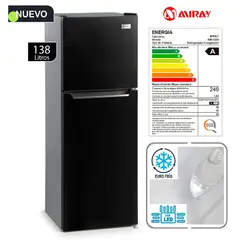 MIRAY - Refrigeradora RM-138H Eurofrío 138L - Negro
