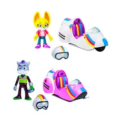 GENERICO - PMI Detectives Animales KIT SAM Con Vehiculos Set