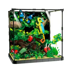 GENERICO - Jardin Botanico de Mariposas y Flores ENJBRICK 1284 Piezas