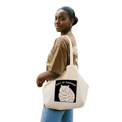 GENERICO - Tote Bag Algodón Tocuyo Reutilizable Shut up