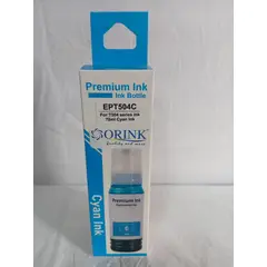 GENERICO - Botella de Tinta Compatible Orink 504 Cyan Refill Cian para Epson EcoTank