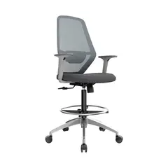 OFIDEAS - Silla Cajero Ergonómico Icon Gris Ba Ac