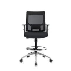 OFIDEAS - Silla Cajero Radius Ergonómica Negro