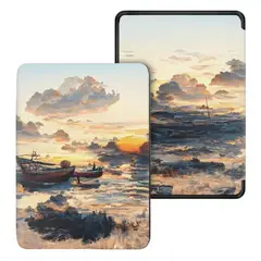 GENERICO - Case Funda para Kindle Paperwhite 12° 2024 C/sujetador Barco