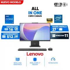 LENOVO - All In One IdeaCentre AIO 27IRH9, 27 FHD IPS, Core i7-13620H, 16GB DDR5, 512GB SSD