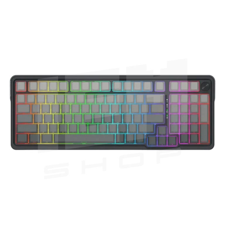 Teclado Gamer Eisa Max K686SP-RGB-MAX Español Tri-modo Negro