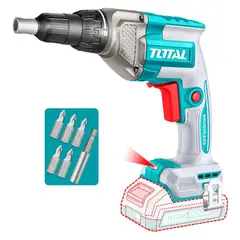 TOTAL - Atornillador para drywall 1/4" 30nm 20v (cabezal solo)