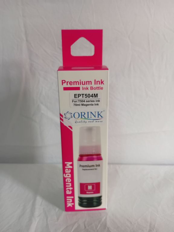 Botella de Tinta Compatible Orink 504 Magenta Refill Epson T504 Para EcoTank L4150 L4160 L4260 L6161