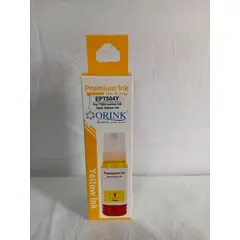 GENERICO - Botella de Tinta Compatible Orink Refil 504 Yellow Amarillo para Epson EcoTank T504 Alto Rendimiento