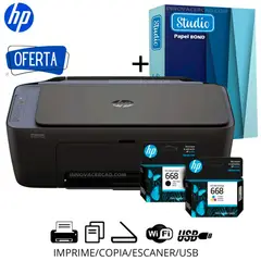 HP - IMPRESORA MULTIFUNCIONAL DESKJET INK ADVANTAGE 2975 (AJ4Y5A) WIFI, USB
