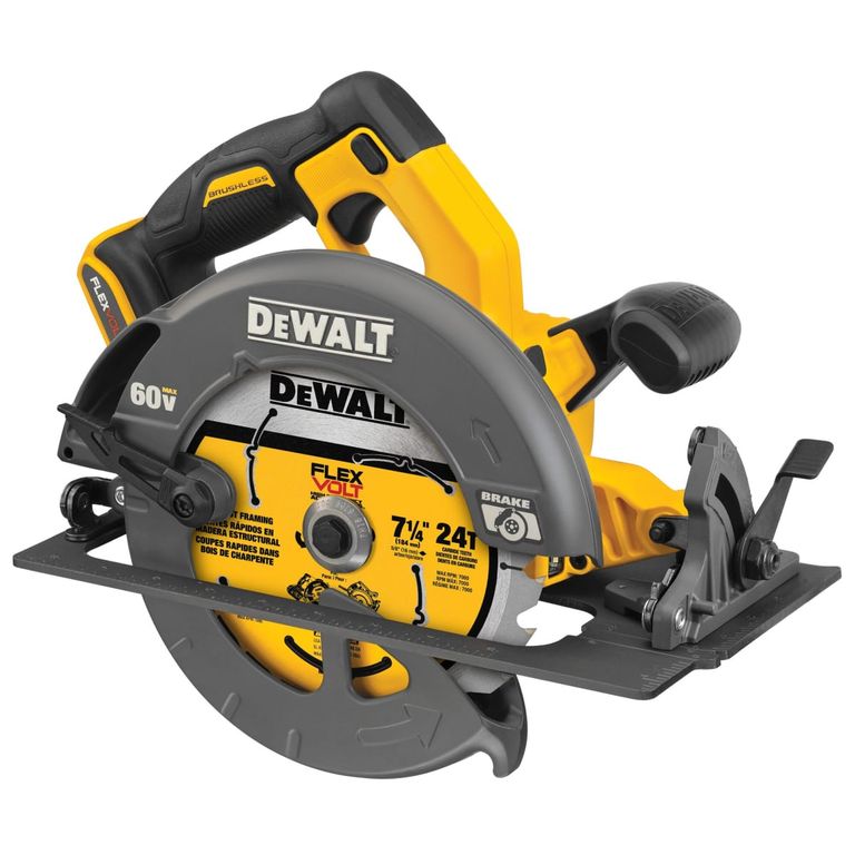 Sierra Circular 7 1/4" 60V Xr FlexVolt DCS578B-B3 + 2 BAT 5AH + 1 CARGADOR DCB1104