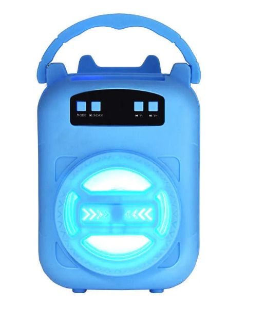 Altavoz portátil Bluetooth de 3 pulgadas LM-S375, inalámbrico CELESTE