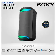 SONY - Parlante Bluetooth SRS-XV500 para fiestas con Mega Bass