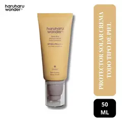 HARUHARU WONDER - Protector Solar en Crema Hidratante Todo Tipo Piel - Black Rice Moisture Airyfit Sunscreen 50ml