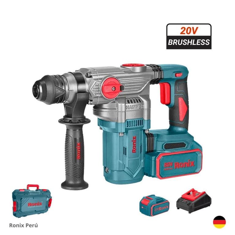 Rotomartillo Brushless 20V 4Ah Inalámbrico 8679 Industrial