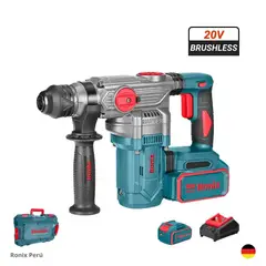 RONIX - Rotomartillo Brushless 20V 4Ah Inalámbrico 8679 Industrial