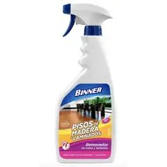 BINNER - PISOS DE MADERA LAMINADOS Y FLOTANTES 700ML - REMOVEDOR DE CERA Y SELLANTES