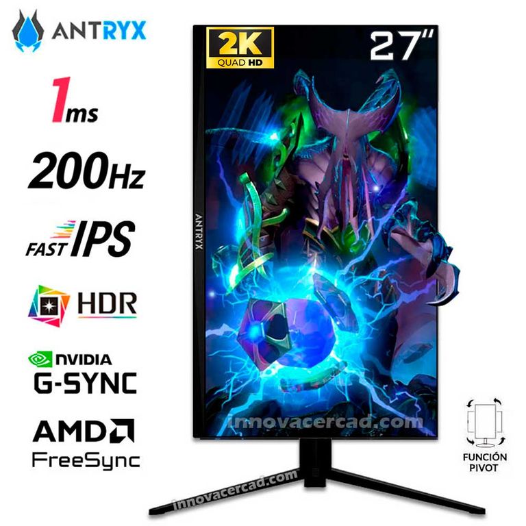 Monitor XTREME VISION IPX2735Q 27" QHD 2560 x 1440, 200HZ, 1MS, HDR
