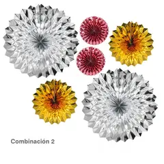 GENERICO - Abanicos aluminio x 6