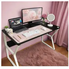 GENERICO - ESCRITORIO MODERNO CON ESTANTE INTERIOR