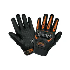 Truper - Guante con Protección y Táctiles para Moto