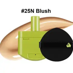 UNLEASHIA - Satin Wear Healthy-Green Cushion RE-FEEL+Puff 25N Blush