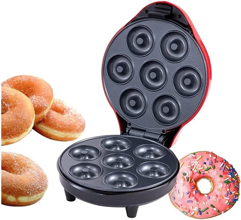 Máquina para Mini Donas Eléctrica - Antiadherente y Rápida – 7 Donas por Lote