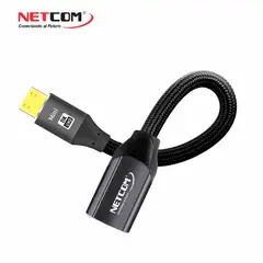 GENERICO - CABLE ADAPTADOR MINI HDMI A HDMI UHD 8K 60Hz - NETCOM