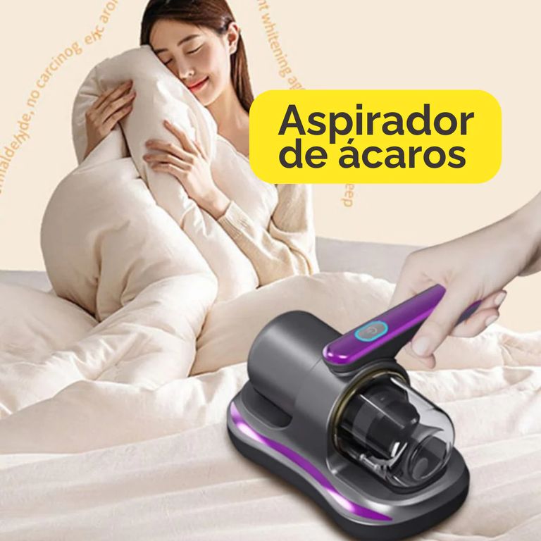 ASPIRADORA ANTIACAROS REMOVEDOR DE ACAROS INALAMBRICO ESTERILIZADOR UV