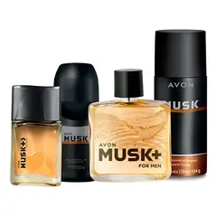 AVON - Musk Fragancia De Hombre Con Deo Roll On Spray Y Mini