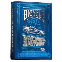 GENERICO - Volver Al Futuro Cartas Poker Bicycle Original Back to the future Premiun Coleccion