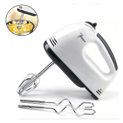 Batidora Repostería Portátil 7 Velocidades - Mezclador Eléctrico para Postres y Batidos