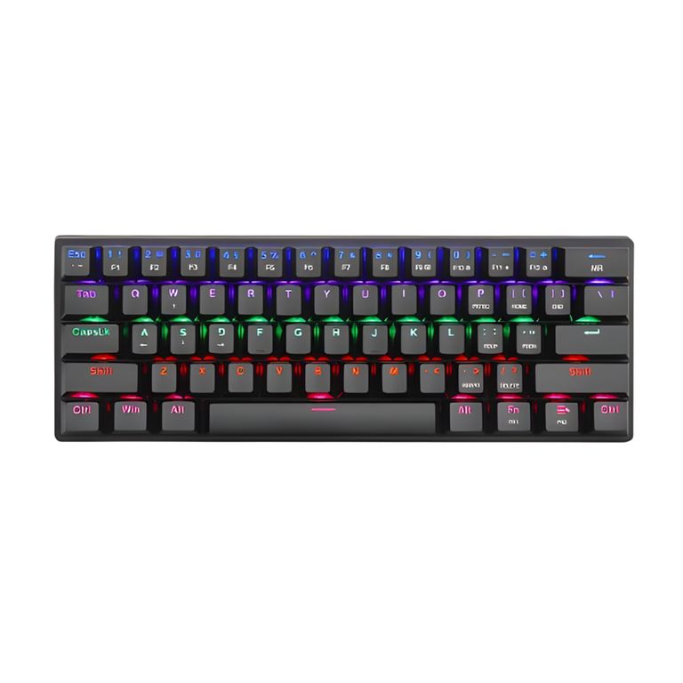 Teclado ARENA LITE Rainbow Spanish T-TGK321-BR BLACK - RED SWITCH