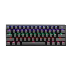 T-DAGGER - Teclado ARENA LITE Rainbow Spanish T-TGK321-BR BLACK - RED SWITCH