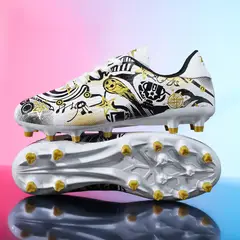 SHANDIAN - Zapatillas de Fútbol Hombre FG zapatos hombre Blanco