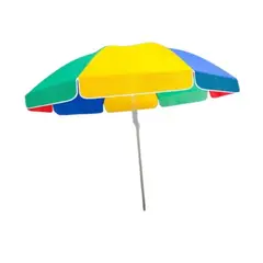 GENERICO - Sombrilla de Playa Grande Multicolor