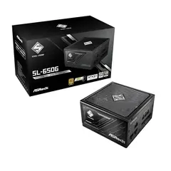 ASROCK - Fuente de Poder SL-650G 650W 80 Plus Gold Modular ATX