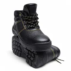 GENERICO - Zapatos de seguridad industrial punta acero 100% cuero