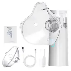 GENERICO - NEBULIZADOR PORTATIL COLOR BLANCO