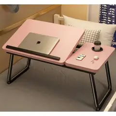 GENERICO - Mesa para laptop plegable regulable Color ROSA