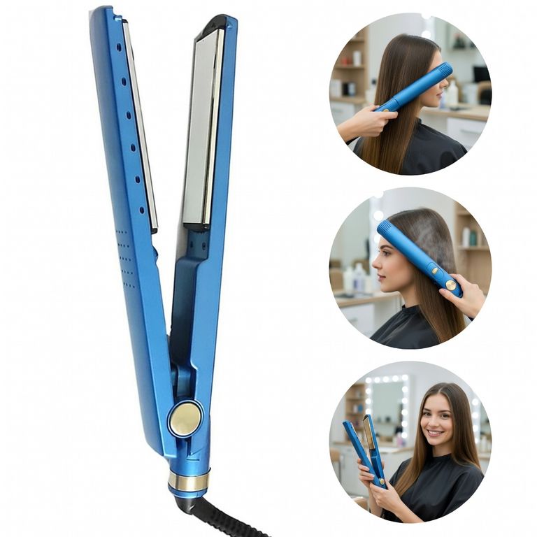 Laceador Profesional Nano Titanium 450°F - Ideal para Tratamientos de Keratina y Brillo