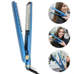 OEM - Plancha de Cabello Nano Titanium con Control de Temperatura - Alisado Rápido y Sedoso