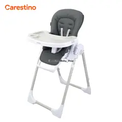 CARESTINO - Silla de Comer Plegable para Bebés -CARESTINO -MALMO- Gris